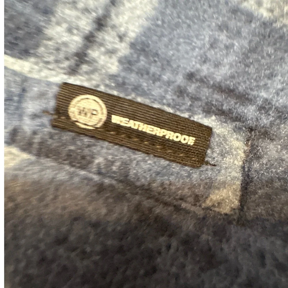 Weatherproof Kids Blue Plaid Sherpa Lined Fleece Shirt Jacket Shacket 4/5